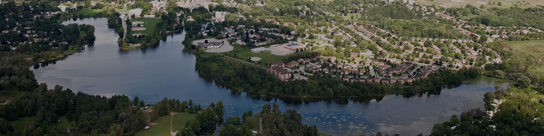 fairy lake aerial view